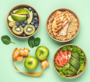 Keturi indeliai su sveiku maistu